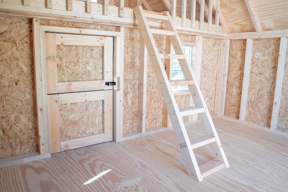 hideout playhouse interior ladder